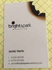 Brightsparks business card front
